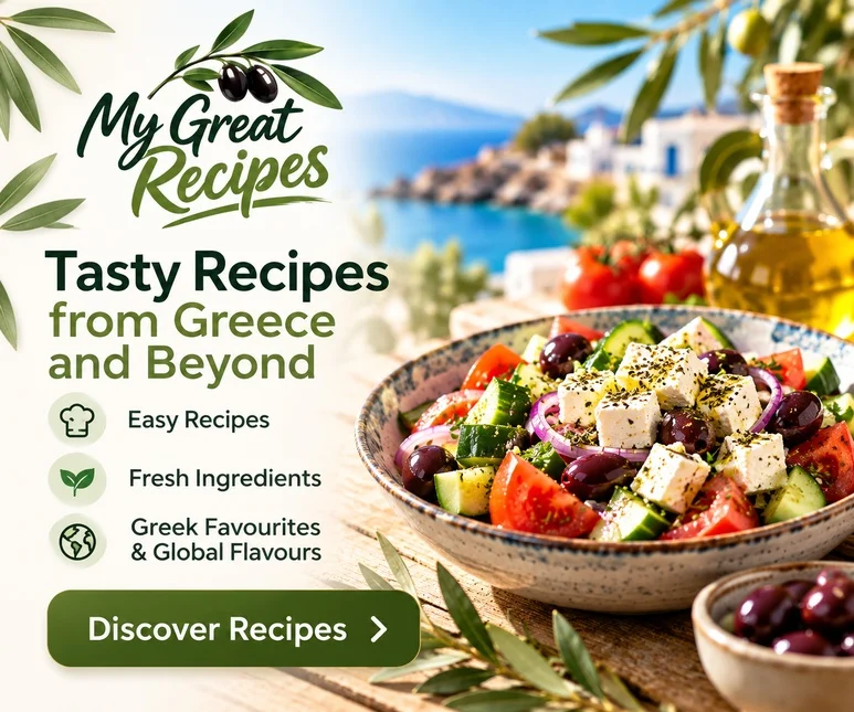 My Great Recipes home card